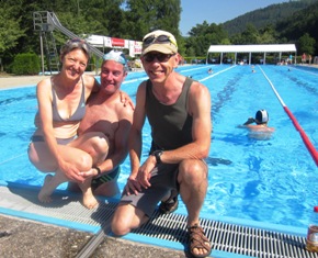 24h-Schwimmen 2013 im Waldfreibad Calmbach